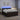 Pat boxspring cu saltea Maro închis 200 x 200 cm Țesătură