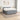 Pat boxspring cu saltea Gri deschis 200 x 200 cm Țesătură