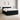 Pat boxspring cu saltea Negru 200 x 200 cm Țesătură
