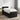 Pat boxspring cu saltea cu benzi LED Negru 80 x 200 cm Catifea