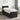 Pat boxspring cu saltea cu benzi LED Negru 90 x 190 cm Catifea
