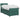 Pat boxspring cu saltea Verde închis 100 x 200 cm Catifea