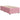 Pat boxspring cu saltea cu benzi LED Roz 100 x 200 cm Catifea