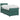 Pat boxspring cu saltea Verde închis 100 x 200 cm Catifea