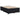 Pat boxspring cu saltea cu benzi LED Negru 120 x 190 cm Catifea