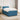 Pat boxspring cu saltea albastru 120 x 190 cm Catifea