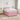 Pat boxspring cu saltea cu benzi LED Roz 120 x 200 cm Catifea