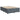 Pat boxspring cu saltea Gri închis 160 x 200 cm Catifea