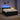Pat boxspring cu saltea cu benzi LED Negru 140 x 200 cm Catifea