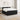 Pat boxspring cu saltea cu benzi LED Negru 140 x 190 cm Catifea
