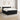 Pat boxspring cu saltea cu benzi LED Negru 200 x 200 cm Catifea