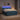 Pat boxspring cu saltea albastru 200 x 200 cm Catifea