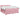 Pat boxspring cu saltea cu benzi LED Roz 200 x 200 cm Catifea