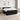 Pat boxspring cu saltea cu benzi LED Negru 200 x 200 cm Catifea
