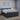 Pat boxspring cu saltea Gri închis 200 x 200 cm Catifea