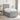 Pat boxspring cu saltea Gri deschis 90 x 190 cm Țesătură