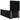 Pat boxspring cu saltea Negru 100 x 200 cm Țesătură