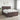 Pat boxspring cu saltea Maro închis 140 x 190 cm Țesătură