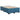 Pat boxspring cu saltea albastru 120 x 190 cm Catifea