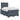 Pat boxspring cu saltea Gri închis 120 x 200 cm Catifea