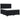 Pat boxspring cu saltea cu headboard Negru 160 x 200 cm Catifea