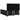 Pat boxspring cu saltea cu headboard Negru 160 x 200 cm Catifea