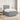 Pat boxspring cu saltea Gri deschis 120 x 190 cm Țesătură