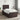 Pat boxspring cu saltea Maro închis 120 x 190 cm Țesătură