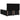 Pat boxspring cu saltea Negru 140 x 200 cm Țesătură