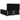 Pat boxspring cu saltea Negru 140 x 200 cm Țesătură