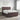 Pat boxspring cu saltea Maro închis 140 x 200 cm Țesătură