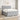 Pat boxspring cu saltea Gri deschis 200 x 200 cm Țesătură