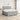 Pat boxspring cu saltea Gri deschis 200 x 200 cm Țesătură