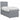 Pat boxspring cu saltea Gri deschis 80 x 200 cm Țesătură