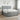 Pat boxspring cu saltea Gri deschis 200 x 200 cm Țesătură