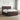Pat boxspring cu saltea Maro închis 200 x 200 cm Țesătură