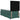 Pat boxspring cu saltea Verde închis 80 x 200 cm Catifea