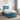 Pat boxspring cu saltea albastru 120 x 190 cm Catifea