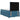 Pat boxspring cu saltea albastru 120 x 190 cm Catifea