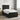 Pat boxspring cu saltea cu headboard Negru 120 x 190 cm Catifea