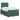 Pat boxspring cu saltea Verde închis 120 x 190 cm Catifea