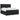 Pat boxspring cu saltea cu headboard Negru 140 x 200 cm Catifea