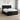 Pat boxspring cu saltea cu headboard Negru 140 x 200 cm Catifea