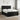 Pat boxspring cu saltea cu headboard Negru 140 x 200 cm Catifea