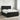 Pat boxspring cu saltea cu headboard Negru 200 x 200 cm Catifea