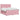 Pat boxspring cu saltea cu headboard Roz 200 x 200 cm Catifea