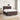 Pat boxspring cu saltea Maro închis 200 x 200 cm Țesătură