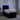 Pat boxspring cu saltea cu benzi LED Negru 80 x 200 cm Catifea