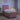 Pat boxspring cu saltea cu benzi LED Roz 80 x 200 cm Catifea