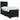 Pat boxspring cu saltea cu benzi LED Negru 80 x 200 cm Catifea